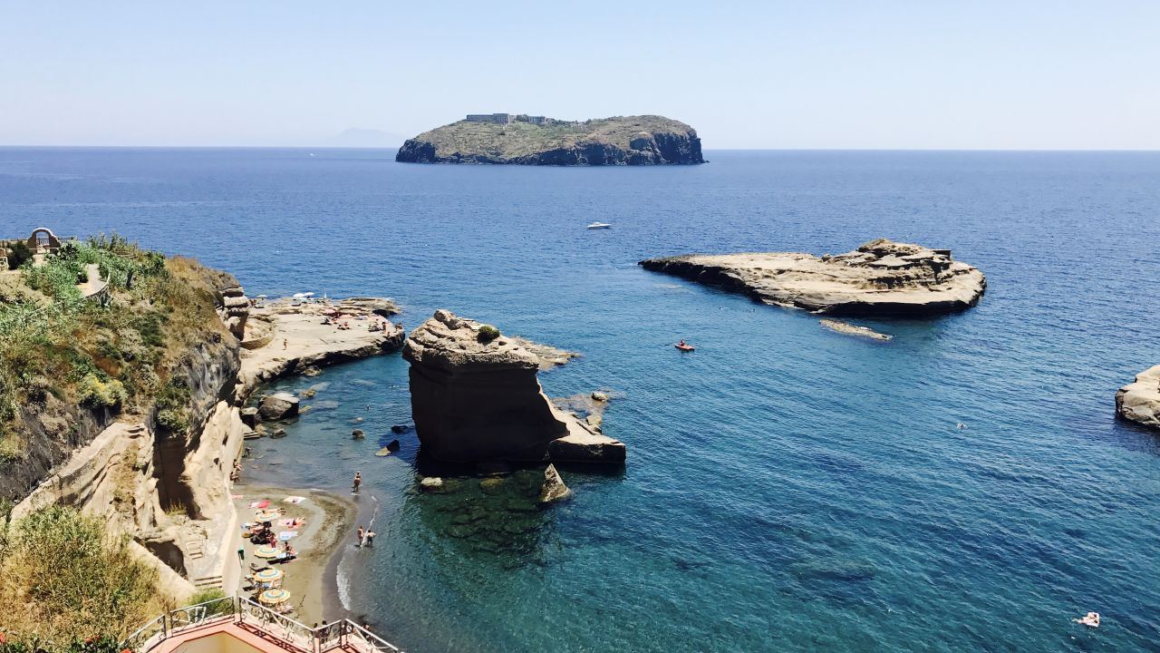 The prison island of Santo Stefano lies three miles off the coast of Ventotene.