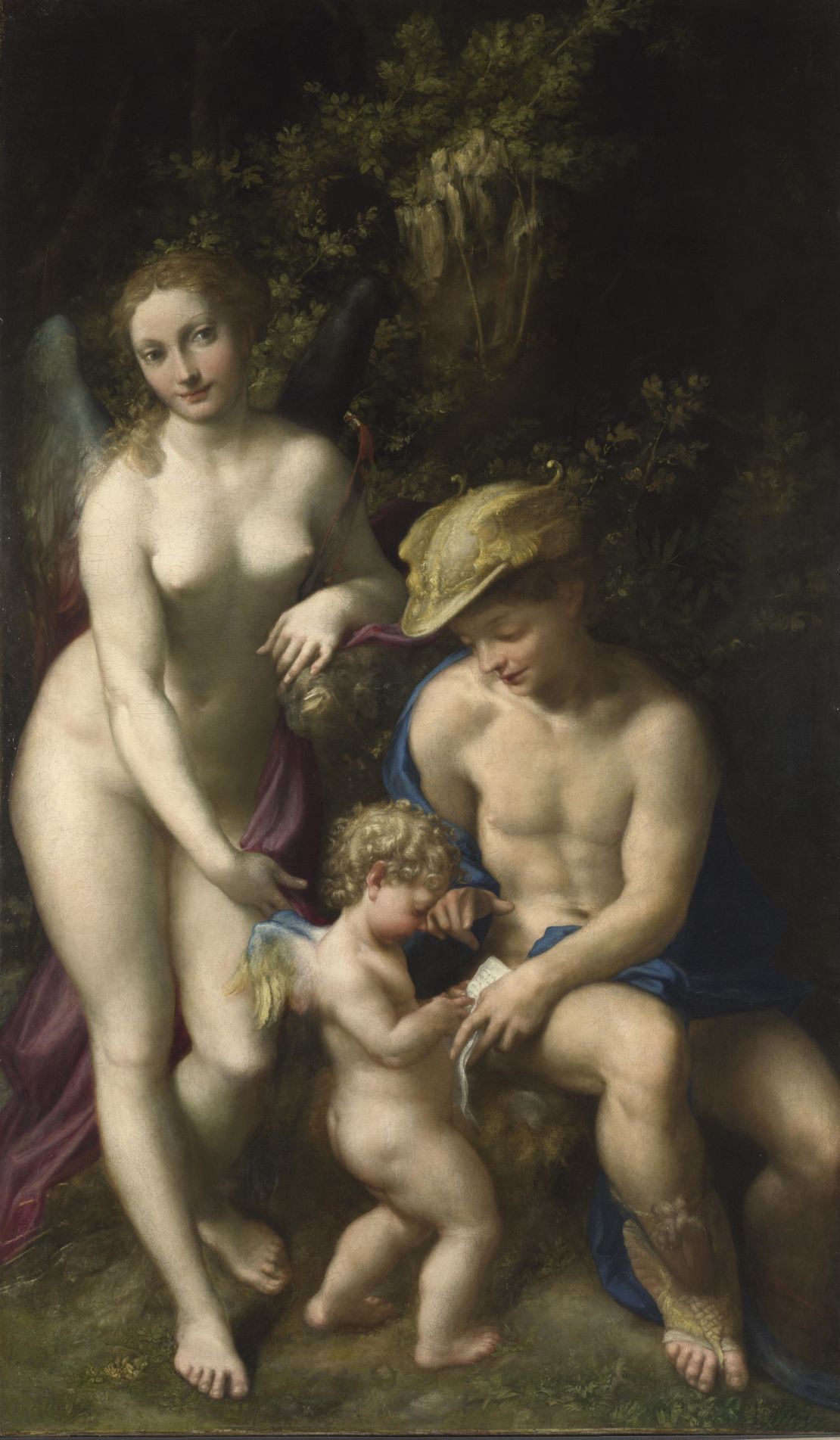 "Venus with Mercury and Cupid ('The School of Love')" (c.1525) by Correggio