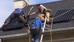 solar panel workers