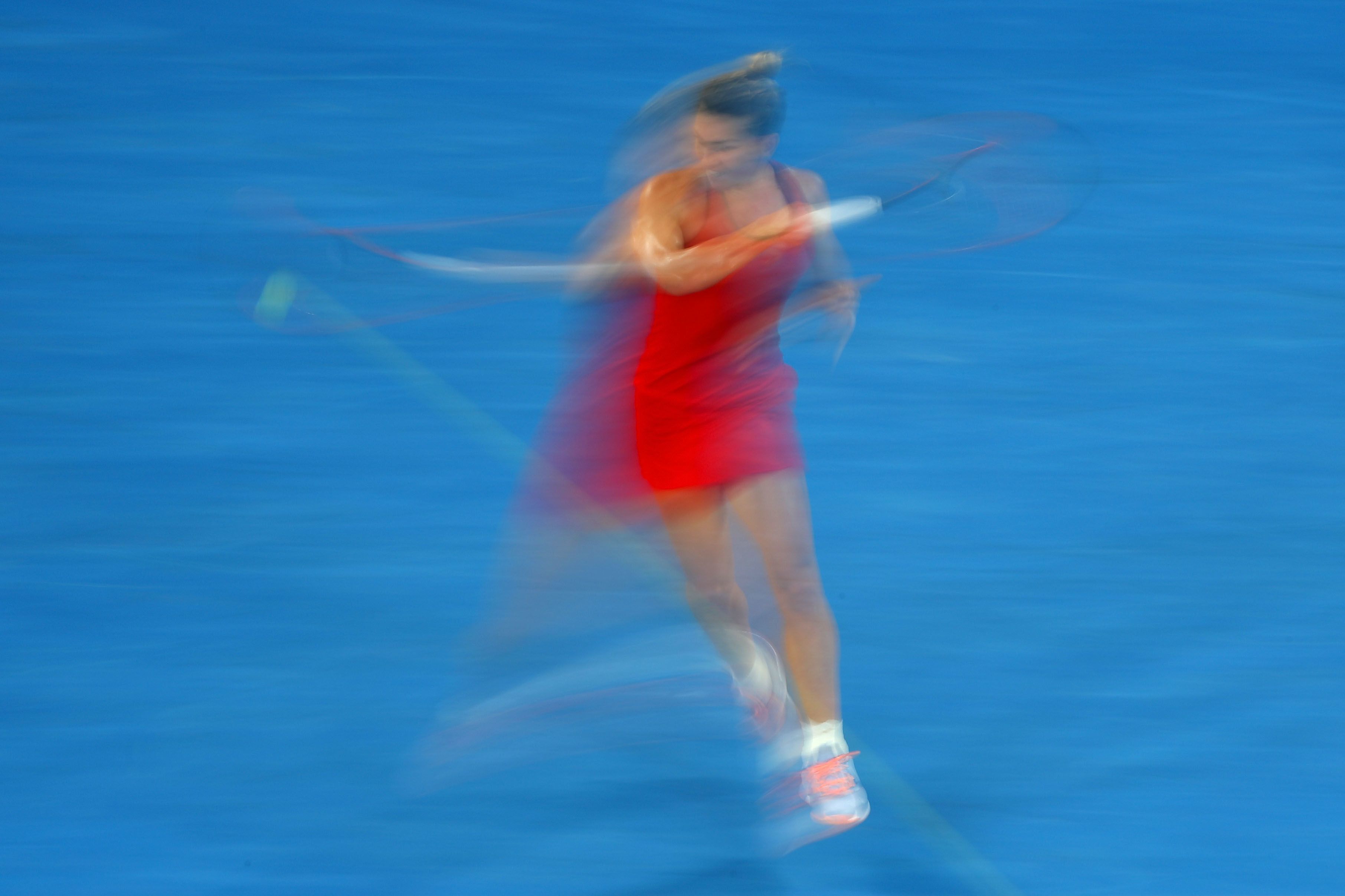 But Halep stormed back to force a tiebreak in Melbourne. 