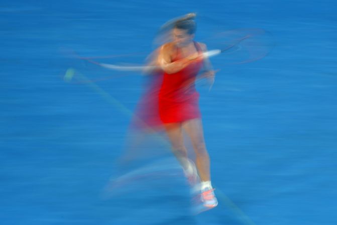 But Halep stormed back to force a tiebreak in Melbourne.