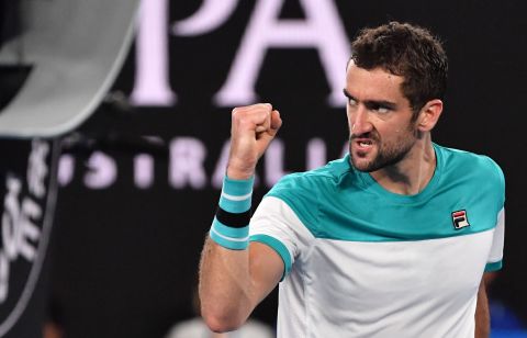 But Cilic hung on early in the second and the 2014 US Open winner claimed the second-set tiebreak to level. 