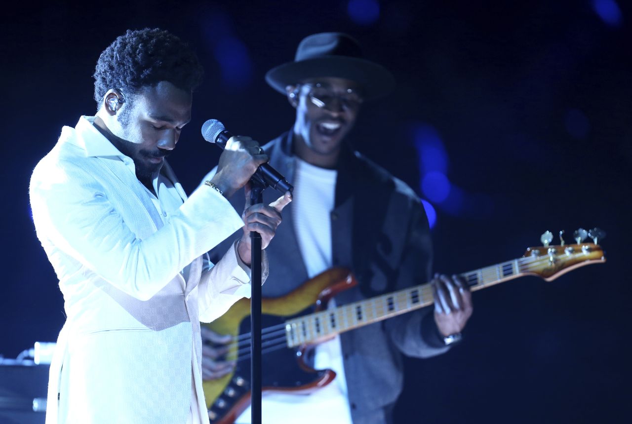 Childish Gambino sings "Terrified."