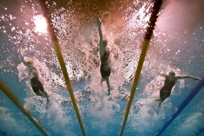 Between them, Bronte (far left) and Cate (central) have taken the swimming world by storm at Olympic, world and Commonwealth level.