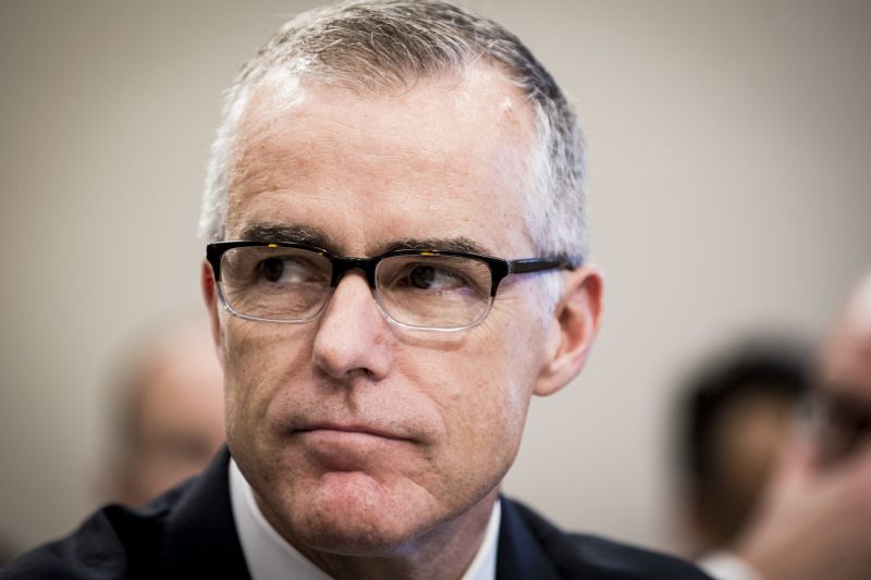 Comey: McCabe stood tall when 'small people' tried to 'tear down' the ...