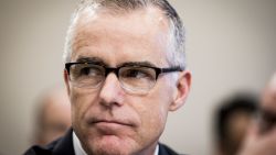 WASHINGTON, DC - JUNE 21:  Acting FBI Director Andrew McCabe testifies before a House Appropriations subcommittee meeting on the FBI's budget requests for FY2018 on June 21, 2017 in Washington, DC. McCabe became acting director in May, following President Trump's dismissal of James Comey.