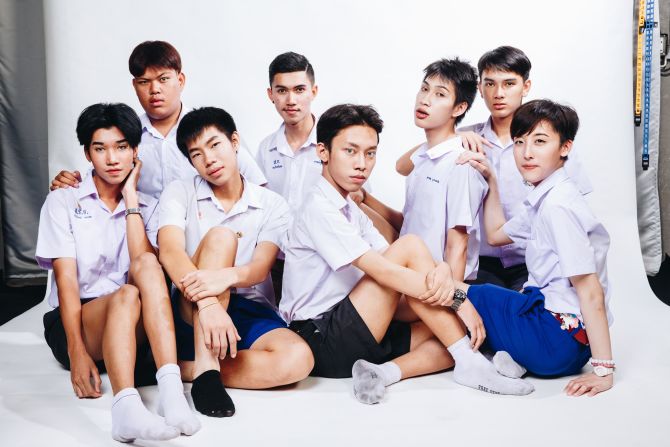 Thai photographer Watsamon Tri-yasakda used school uniforms to express young people's frustration with conformity. "On one hand, society is telling them to be themselves," she said. "But on the other hand, they are trying to make unity, not diversity."