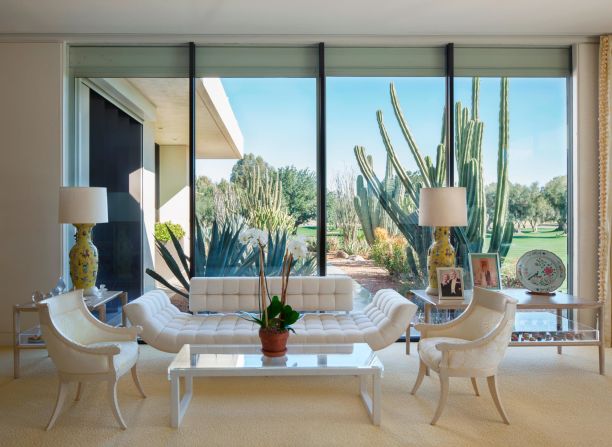 The residence at the heart of the Sunnylands estate in greater Palm Springs was designed by renowned architect A. Quincy Jones.