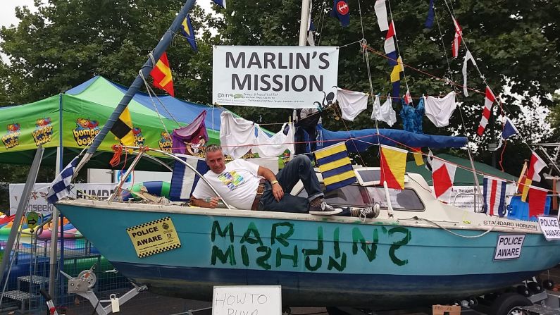 Budget boating advocate Dave Selby (pictured) is out to prove that sailing isn't the elitist pastime many presume, telling CNN "cost really isn't a barrier to getting afloat."