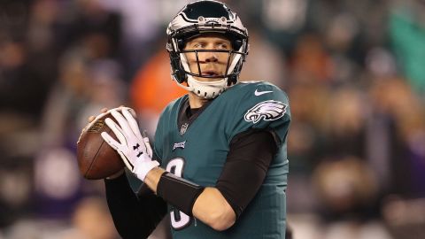 Foles threw for 352 yards and three touchdowns in the Eagles' win over the Vikings in the NFC championship game.