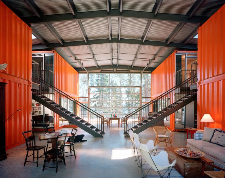 Stunning revival of the humble shipping container