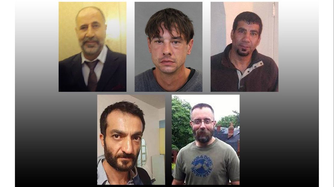Five of Bruce McArthur's eight victims (clockwise from top left): Majeed Kayhan, 58; Dean Lisowick, 47; Soroush Marmudi, 50; Selim Esen, 44 and Andrew Kinsman, 49.