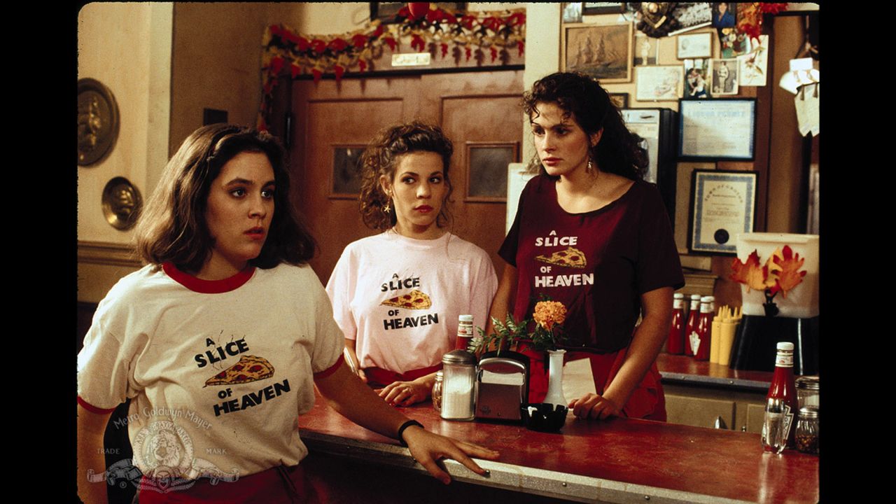 <strong>"Mystic Pizza" (1988):</strong> A young Annabeth Gish, Lili Taylor and Julia Roberts star in this coming-of-age drama about a group of girls working at a pizza parlor.