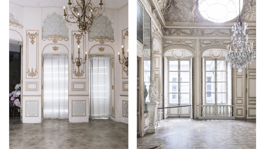 <strong>Reality and fantasy:</strong> Prost recalls this surreal experience vividly -- and says he also experienced it in New York: I remember I was not really knowing if it was real, it just felt very strange. <em>Pictured here: Left -- replica Versailles, Tianducheng, China. Right --  Versailles.</em>
