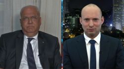 Naftali Bennett Saeb Erakat amanpour