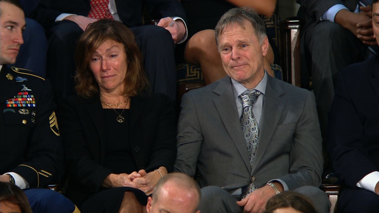 SOTU otto warmbier parents