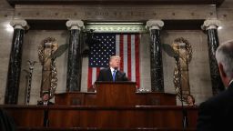 WASHINGTON, DC - JANUARY 30:  U.S. President Donald J. Trump delivers the State of the Union address in the chamber of the U.S. House of Representatives January 30, 2018 in Washington, DC. This is the first State of the Union address given by U.S. President Donald Trump and his second joint-session address to Congress.  (Photo by Win McNamee/Getty Images)