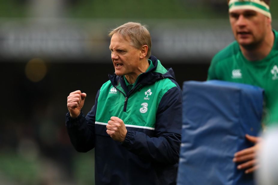 New Zealander Schmidt started his coaching tenure with Ireland with two Six Nations titles.  