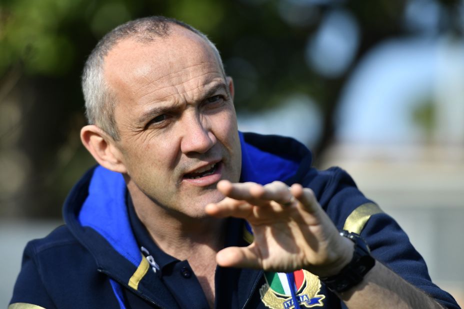Coach <a href="https://edition.cnn.com/2017/02/27/sport/italy-rugby-conor-oshea-interview-six-nations-england-twickenham/index.html">Conor O'Shea</a> takes charge of Italy for a second Six Nations. His side suffered heavy home defeats to Ireland (10-63), Wales (7-33) and France (18-40) last year.