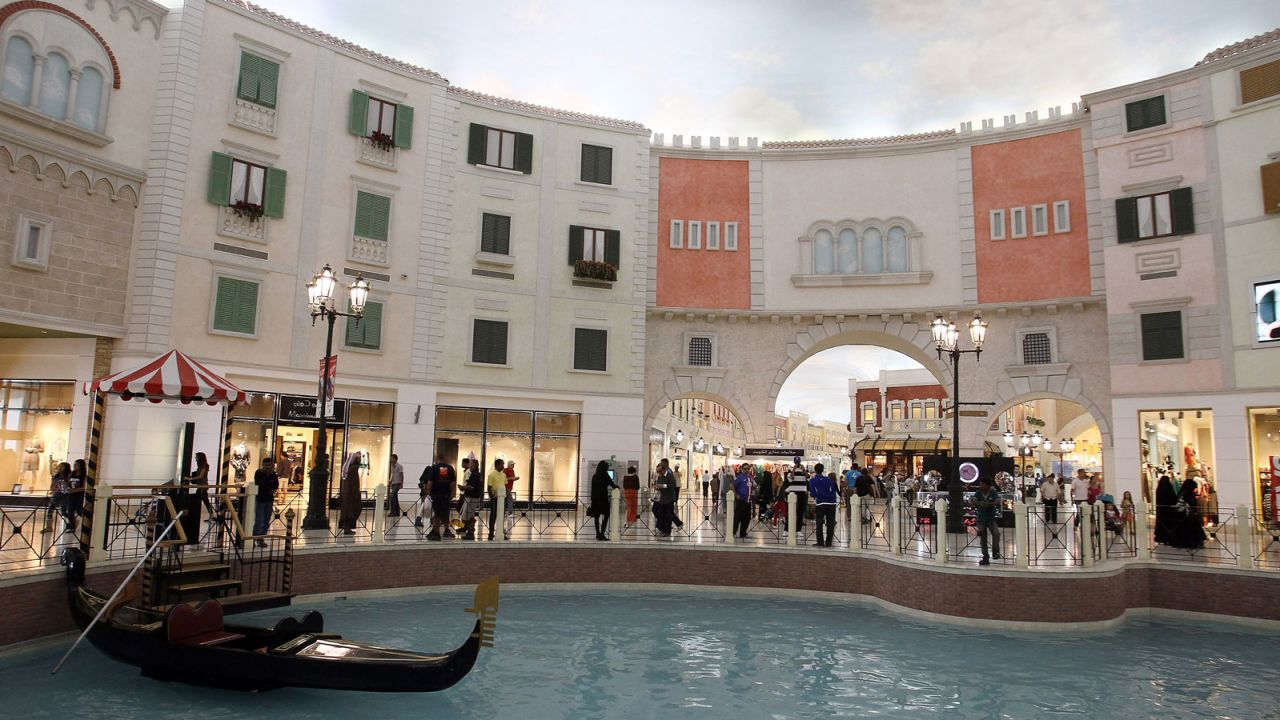 Bulit to resemble Italian city Venice, Villaggio Mall has over 200 stores.