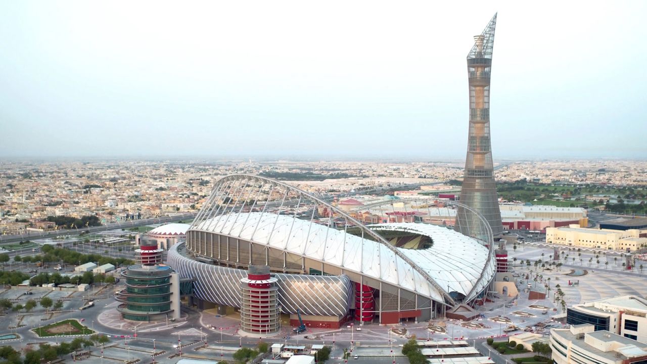 Doha's Khalifa International Stadium was the first completed tournament venue for the 2022 FIFA World Cup.