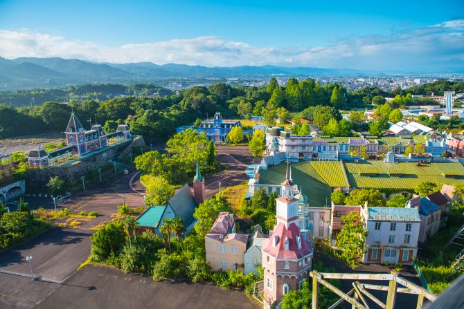 With a wooden roller coaster and a Sleeping Beauty's Castle, the Nara Dreamland was built in 1961 by Kunizo Matsuo as Japan's answer to Disneyland. But the park struggled to compete with Disney and Universal Studio when they opened parks in Osaka and Tokyo. It closed its doors in 2006 and was demolished at the end of last year. 