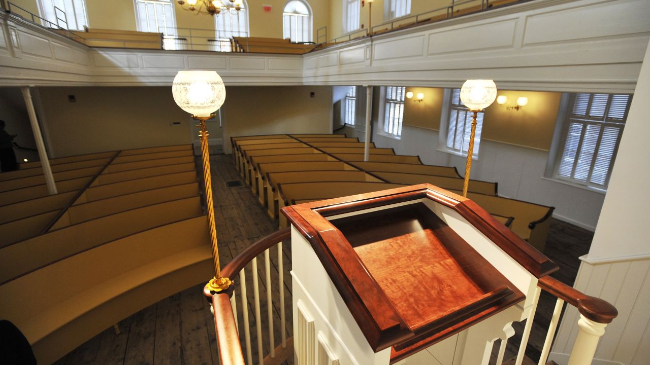 <strong>African Meeting House, Boston, Massachusetts:</strong> Built in 1806, the African Meeting House on Beacon Hill in Boston is the oldest black church edifice still standing in the United States.