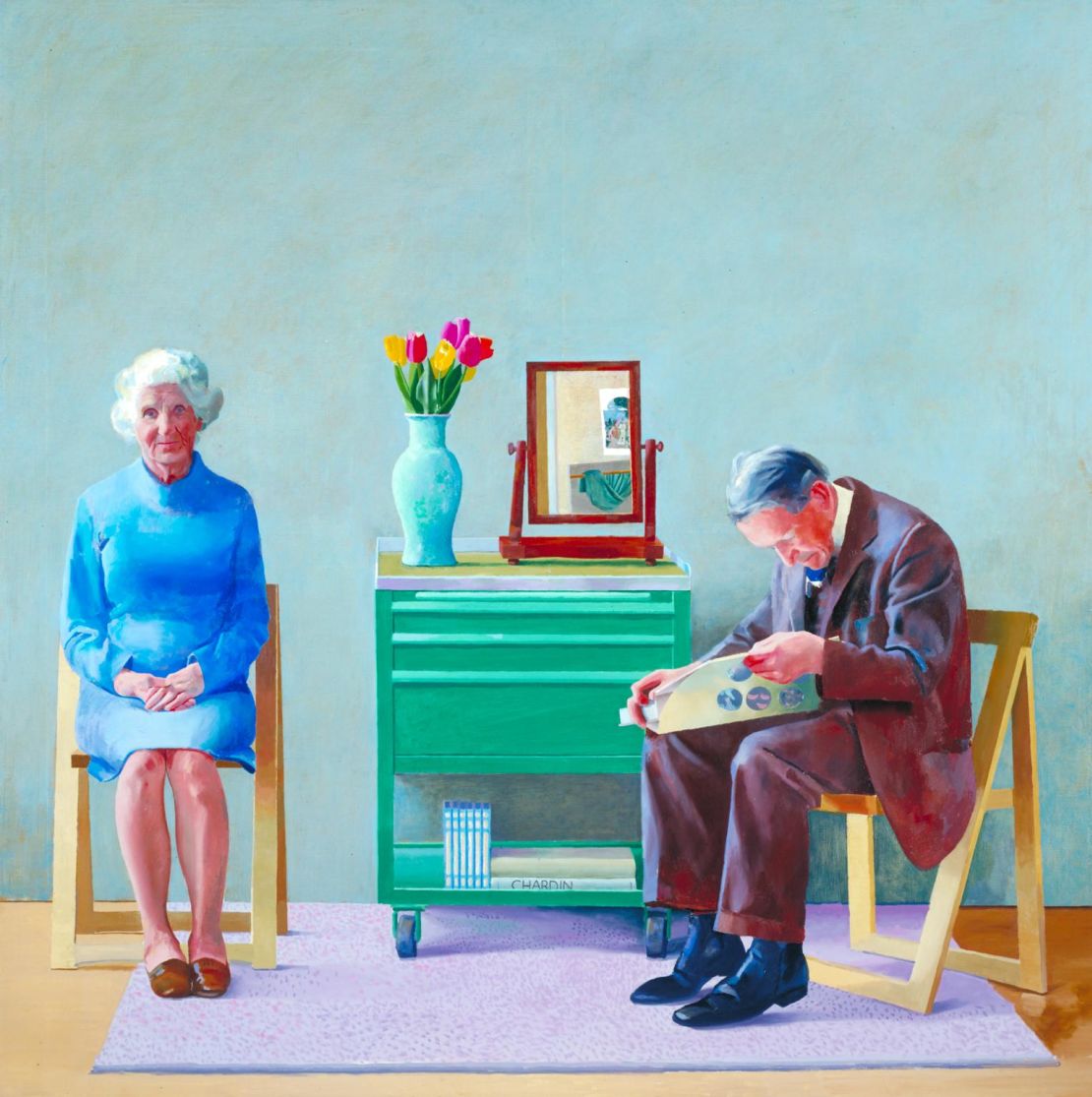 "My Parents" (1977) by David Hockney