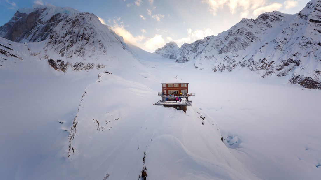 <strong>Off-grid in Alaska: </strong>The Sheldon Chalet in Denali National Park sits at a height of 6,000 feet, so a helicopter ride is the only way in and out. 