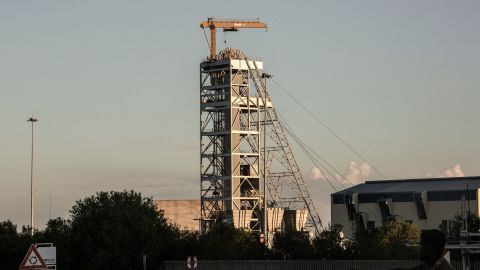 The Beatrix gold mine shaft number 3 on February 2.