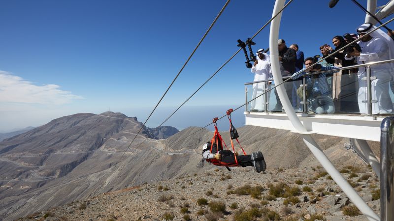 Ras Al Khaimah zip line is the world s longest CNN