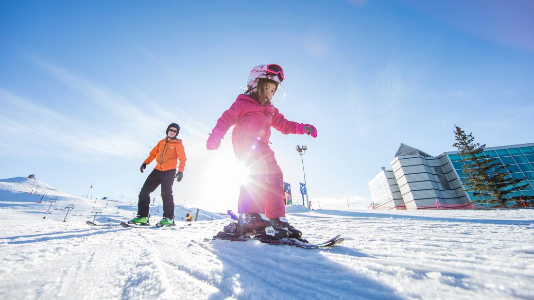 At WinSport in Alberta, Canada, you can follow in the ski tracks of your favorite winter Olympian.