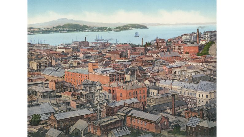 <strong>5. Toward the Far East and Australia:</strong> Visitors to New Zealand dunked in hot springs, viewed the mountains and visited Maori communities. Pictured is Auckland Harbour on New Zealand's North Island.