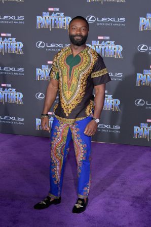 British-Nigerian actor and producer David Oyelowo rocking a simple traditional African dashiki. 