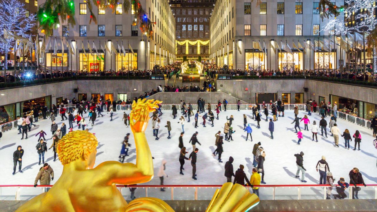 Open from October to April, the Rink at Rockefeller Center hosts more than a quarter of a million skaters each year. 