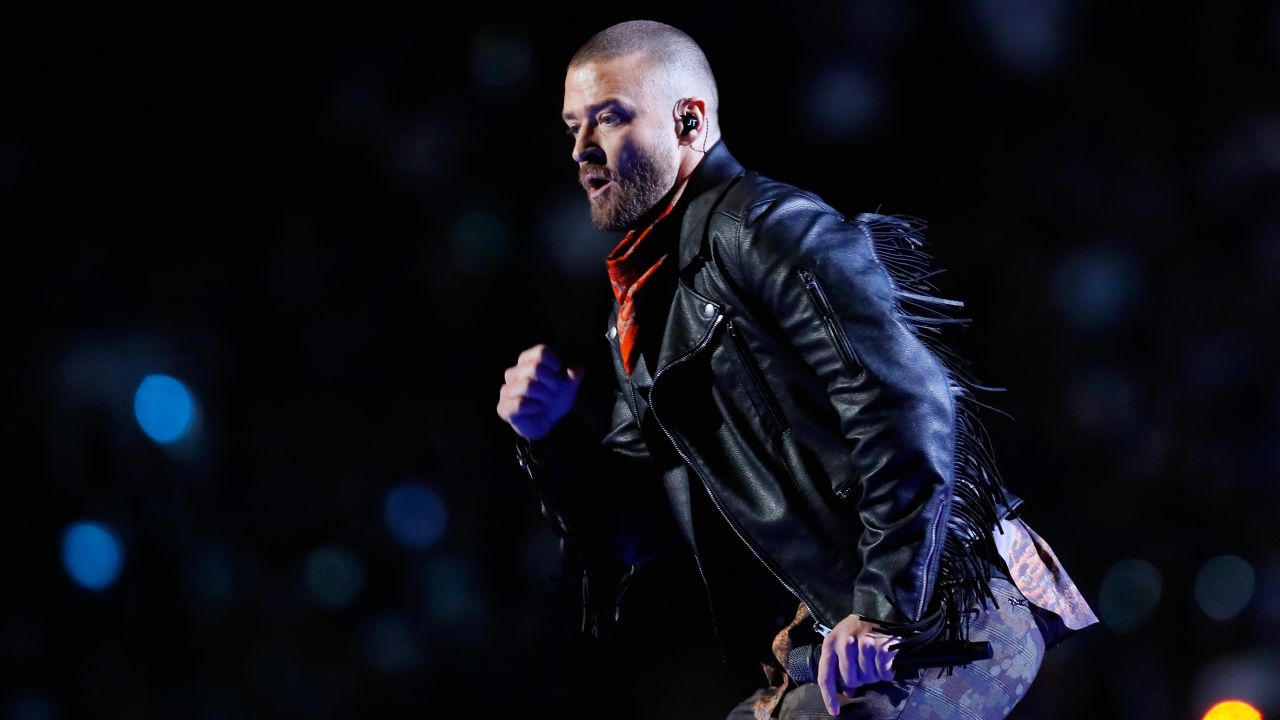 Timberlake performed several of his hit songs from over the years.