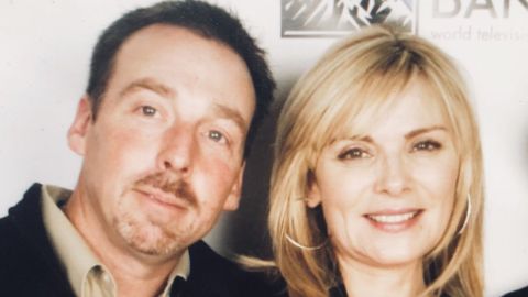 Christopher Cattrall with his sister, actress Kim Cattrell.