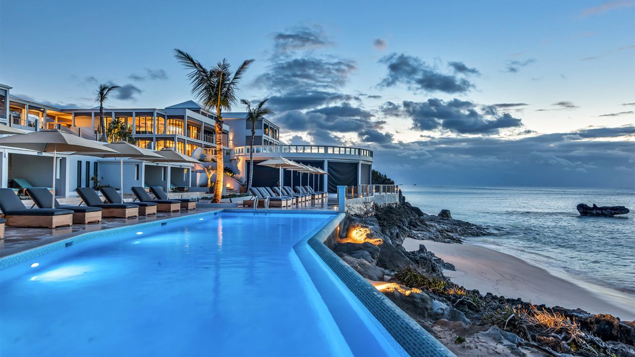 <strong>The Loren at Pink Beach, Bermuda:</strong> As the Loren is parked right on the beach (which really is pink), it takes full advantage with floor-to-ceiling windows that maximize the turquoise water views. 