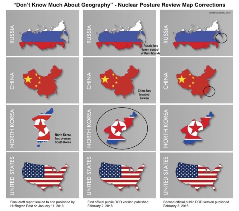 Pentagon Mistakenly Labels Taiwan As Part Of China In Nuclear Report ...