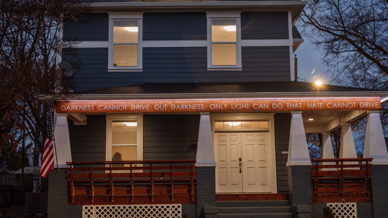 Farris named The Light House for his brother and inscribed the words of Martin Luther King Jr. to serve as hope for a more tolerant America.