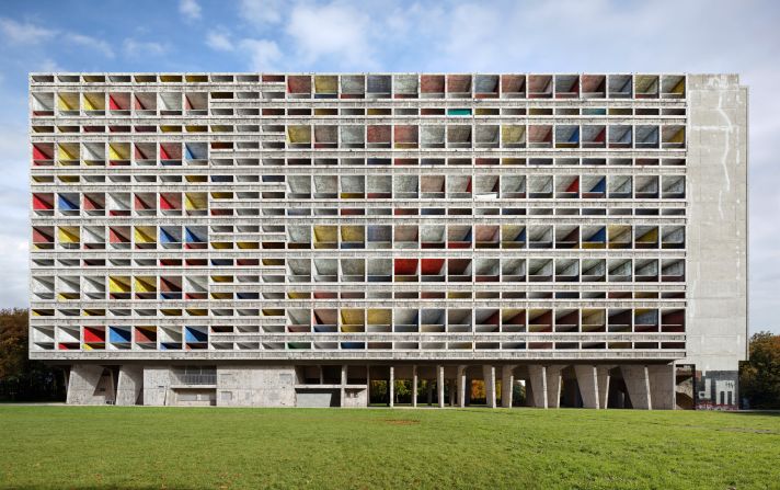 In one of his best-known series, "Pilgrimage Along Modernity," Brussels-based artist Xavier Delory modifies pictures of famous modernist buildings to make them appear abandoned or vandalized.