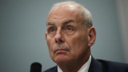 WASHINGTON, DC - MAY 24:  U.S. Secretary of Homeland Security John Kelly testifies during a hearing before the Homeland Security Subcommittee of the House Appropriations Committee May 24, 2017 on Capitol Hill in Washington, DC. 