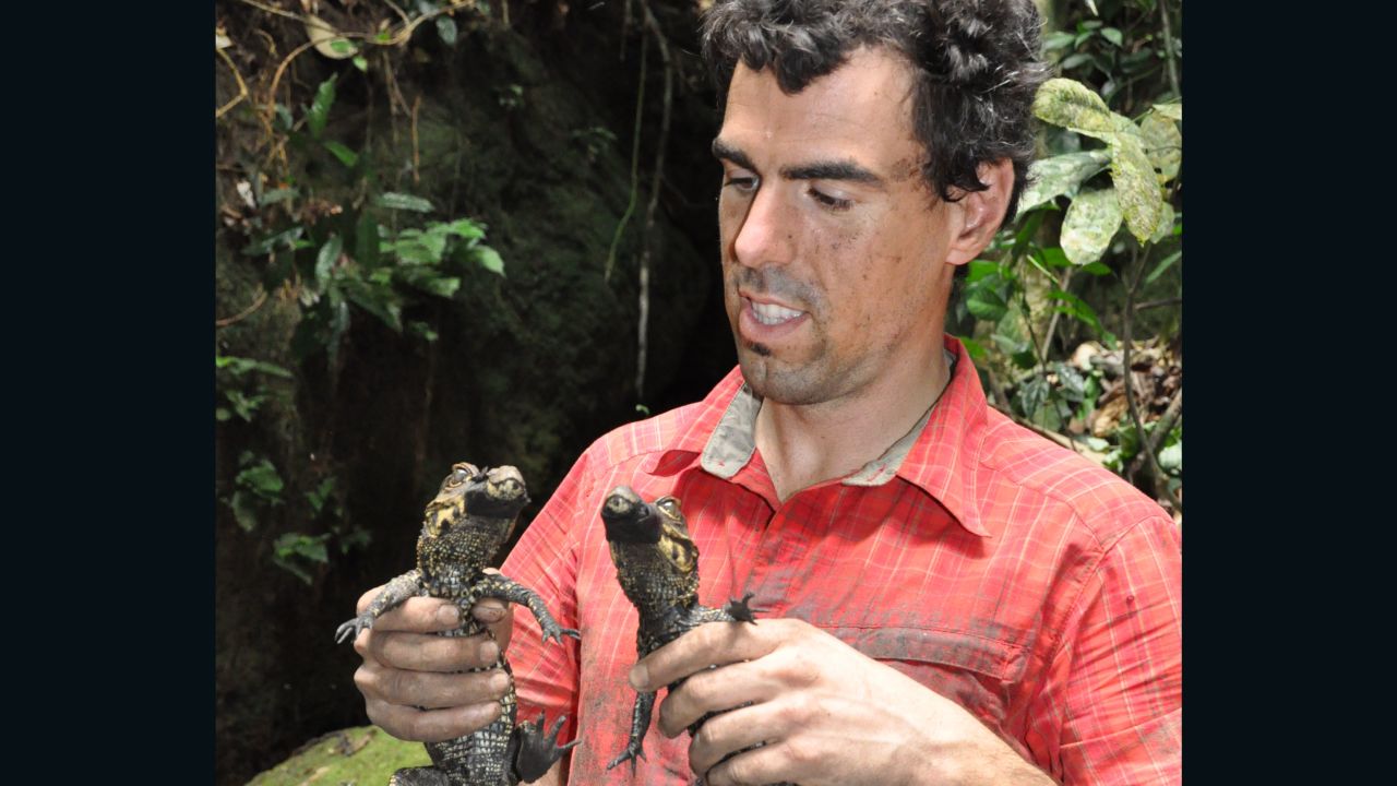 Cave explorer Olivier Testa.