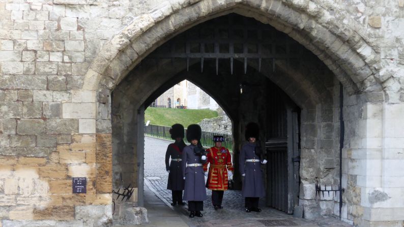 <strong>Opening ceremony</strong>: Every morning, the Tower is officially opened by the Yeoman Warders. They guard the Tower and everything inside -- and also lead tours of the Tower for tourists.