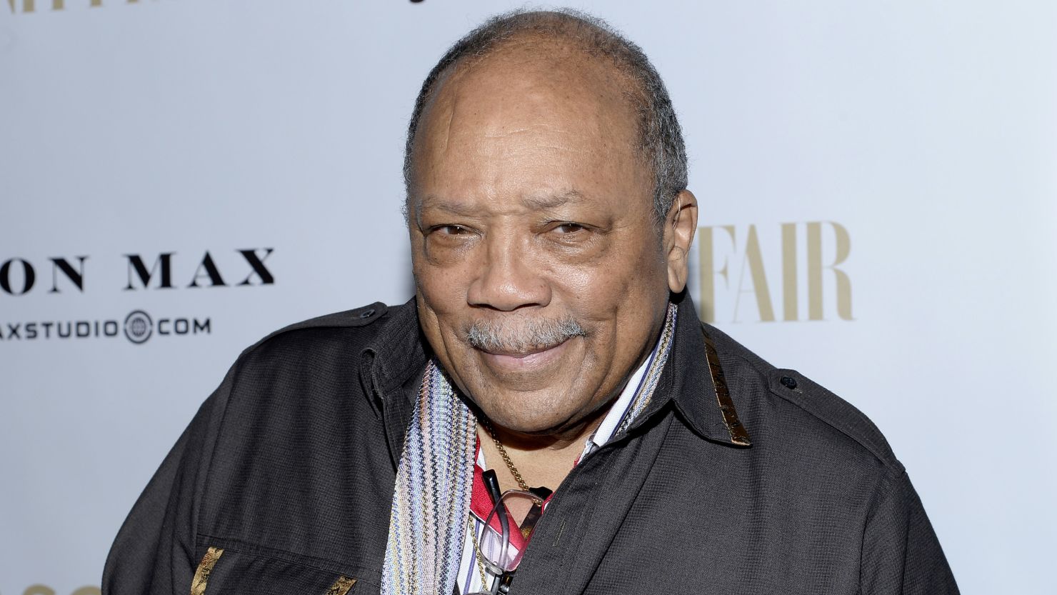 Producer Quincy Jones attends attends the Annie Leibovitz Book Launch presented by Vanity Fair, Leon Max and Benedikt Taschen during Vanity Fair Campaign Hollywood at Chateau Marmont on February 26, 2014, in Los Angeles.