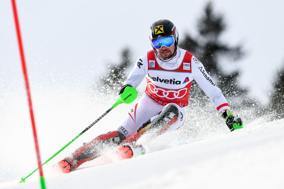 <strong>Marcel Hirscher (Austria):</strong> Hirscher has won a record six straight World Cup titles, and he's the defending world champion in the slalom and giant slalom. But despite his domination, he's still looking for his first Olympic gold medal. At the 2014 Sochi Games, he finished second in the slalom. 