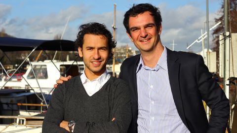 Click&Boat founders Edouard Gorioux (right) and Jérémy Bismuth