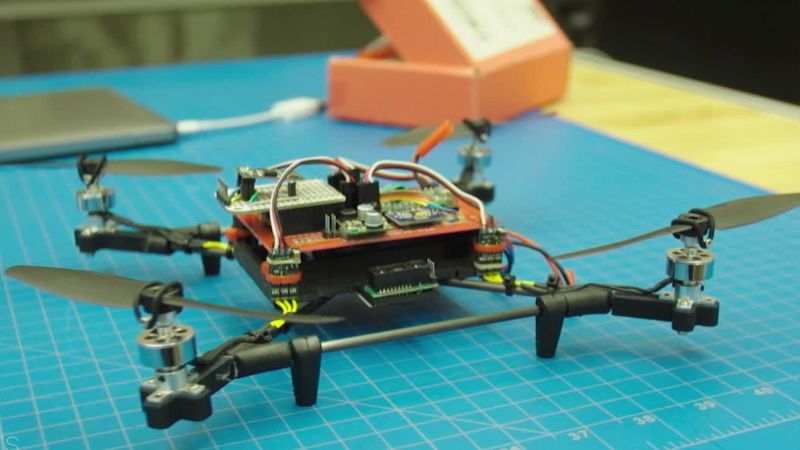 NextImg:Mihir Garimella is making drones that go where humans cannot | CNN Business