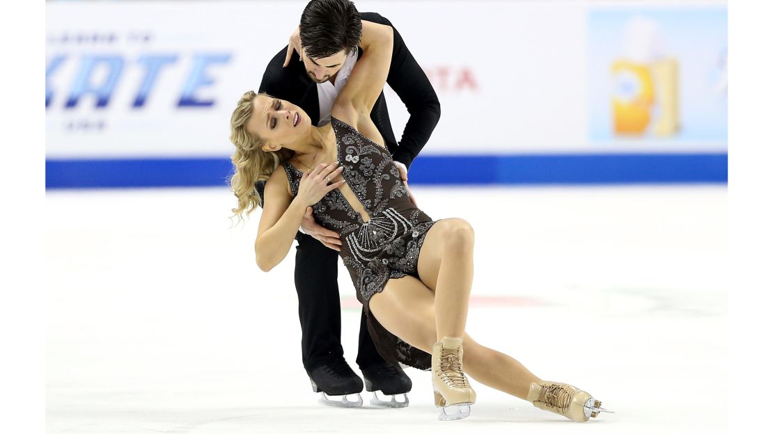 Hubbell and Donohue won four US bronze medals before striking gold with a passionate free dance.