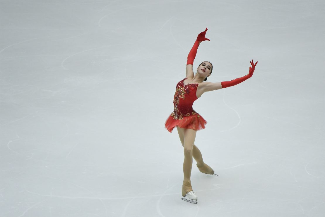 This season is Zagitova's first year on the senior level -- but no one has been able to beat her. 